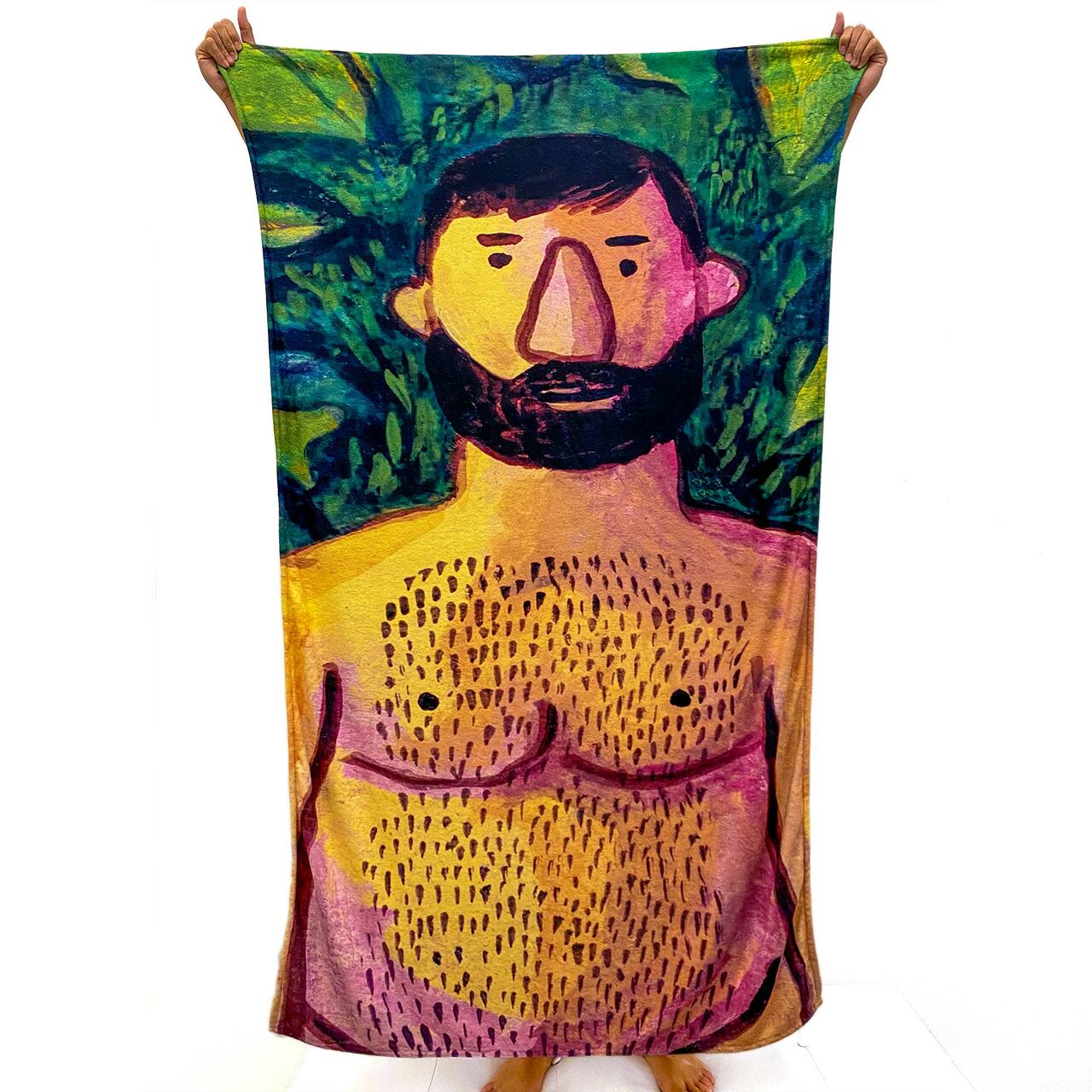 Carlos Rodriguez beach towel from the Horns of Plenty collection
